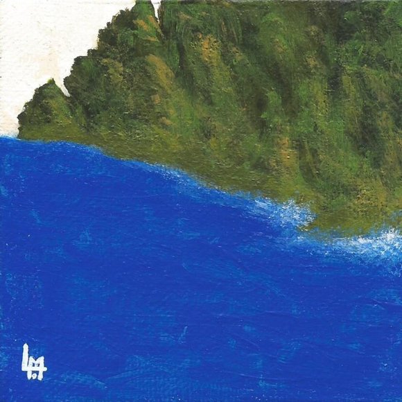 Acrylic Painting - Land & Sea - Picture 1 of 5